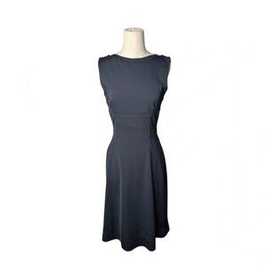 Elie Tahari Navy Sleeveless Dress Size US 4